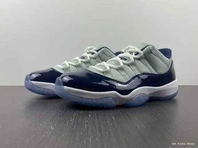 1st Kicks Georgetown Retro Low Air Jordan 11 528895-007 0529